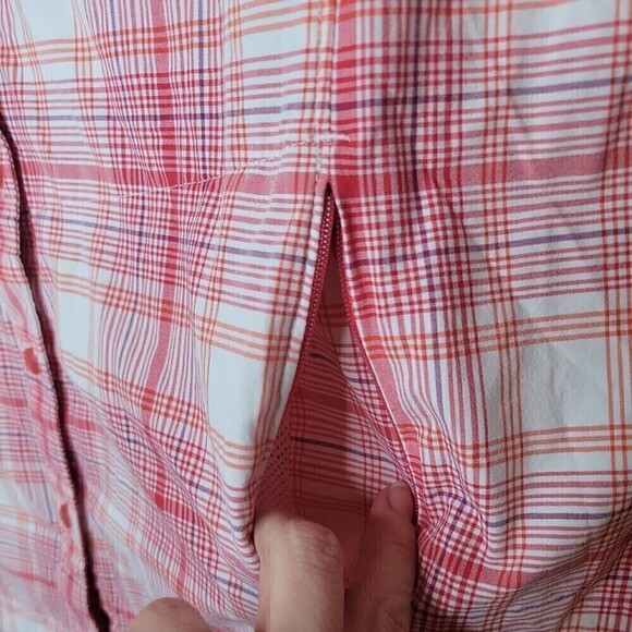 Duluth Trading Womens Sz XS Roll Tab Sleeve Fishing Hiking Vented Shirt Tunic - Picture 6 of 15